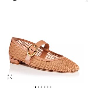 BRAND NEW! Stuart Weitzman Women's Arabella Mesh Mary Jane Ballet Flats